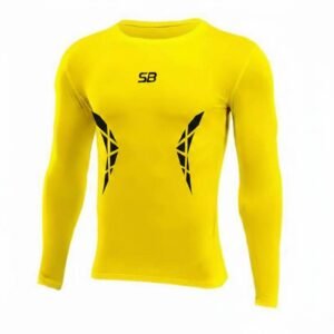 חולצה טרמית ספורט איכותית - צבע צהוב