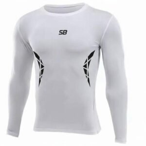 חולצה טרמית ספורט איכותית - צבע לבן