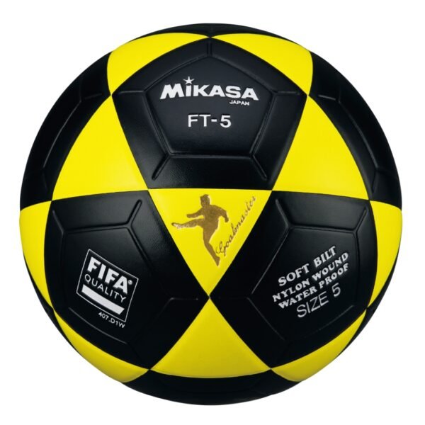כדור MIKASA SOFT BILT - צבע שחור-צהוב