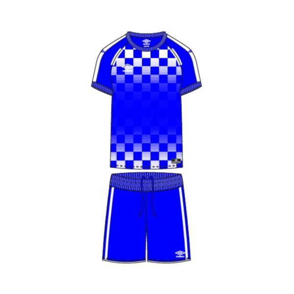 סט UMBRO דגם RETRO - צבע רויאל-לבן