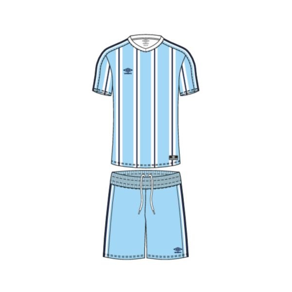 סט UMBRO דגם ARGENTINA - צבע תכלת-לבן