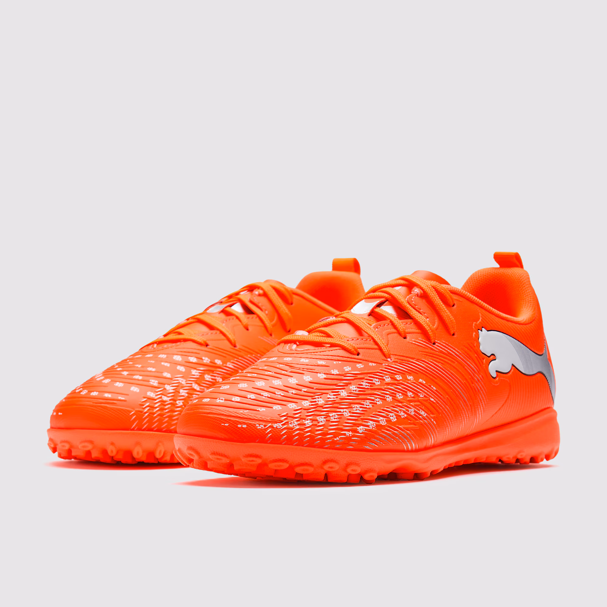 נעלי פומה לילדים פיוצ'ר 9 פליי TT - אדום פומה/לבן פומה/אדום זוהר/שחור פומה – תמונה 6