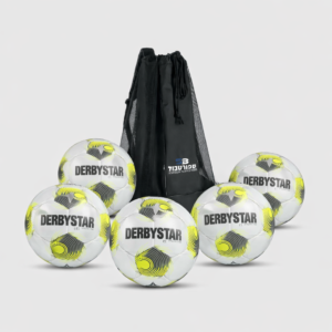 כדור משחק מקצועי DERBYSTAR BRILLANT TT AG – מס’ 5 ושק מקצועי